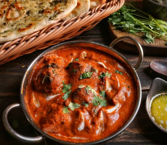 Butter Chicken - Signature dish at Lotus Fine Indian Cuisine Calgary